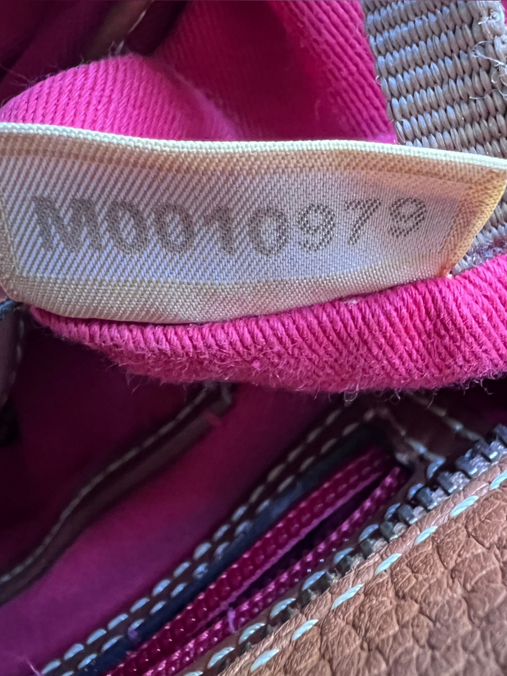 Dooney & Bourke Cognac Pebbled Leather Tote Shoulder Bag - Picture 12 of 12